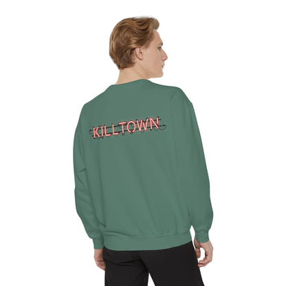 Sweatshirt — KILLTOWN Graphic Face Crewneck with Japanese Text