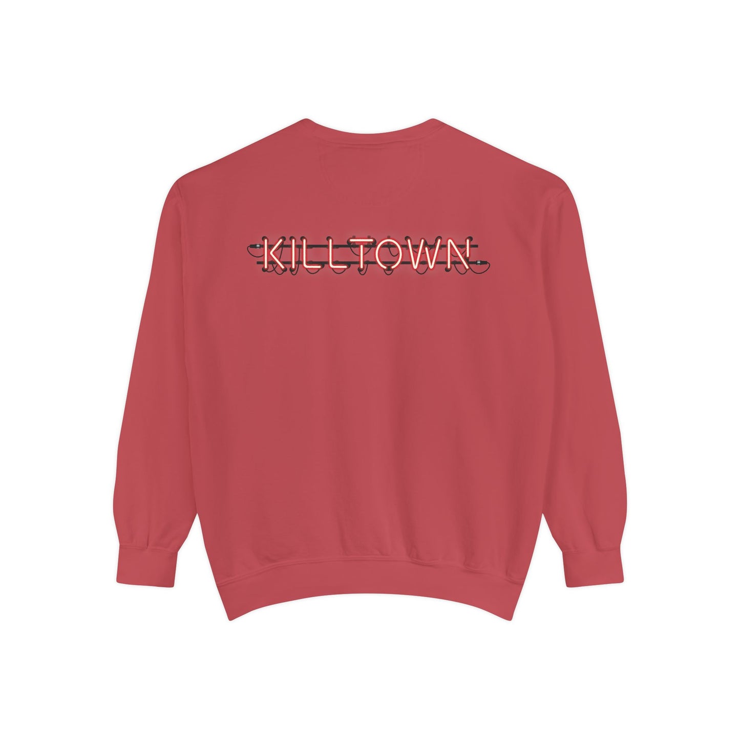 Sweatshirt — KILLTOWN Graphic Face Crewneck with Japanese Text