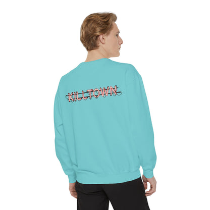 Sweatshirt — KILLTOWN Graphic Face Crewneck with Japanese Text
