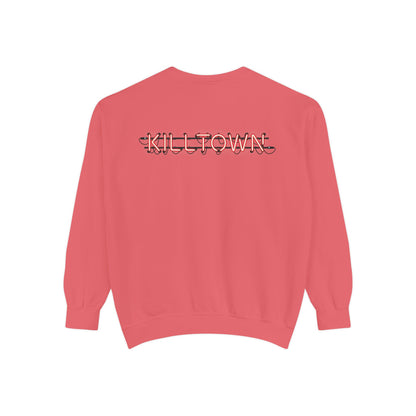 Sweatshirt — KILLTOWN Graphic Face Crewneck with Japanese Text