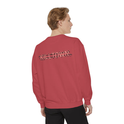 Sweatshirt — KILLTOWN Graphic Face Crewneck with Japanese Text