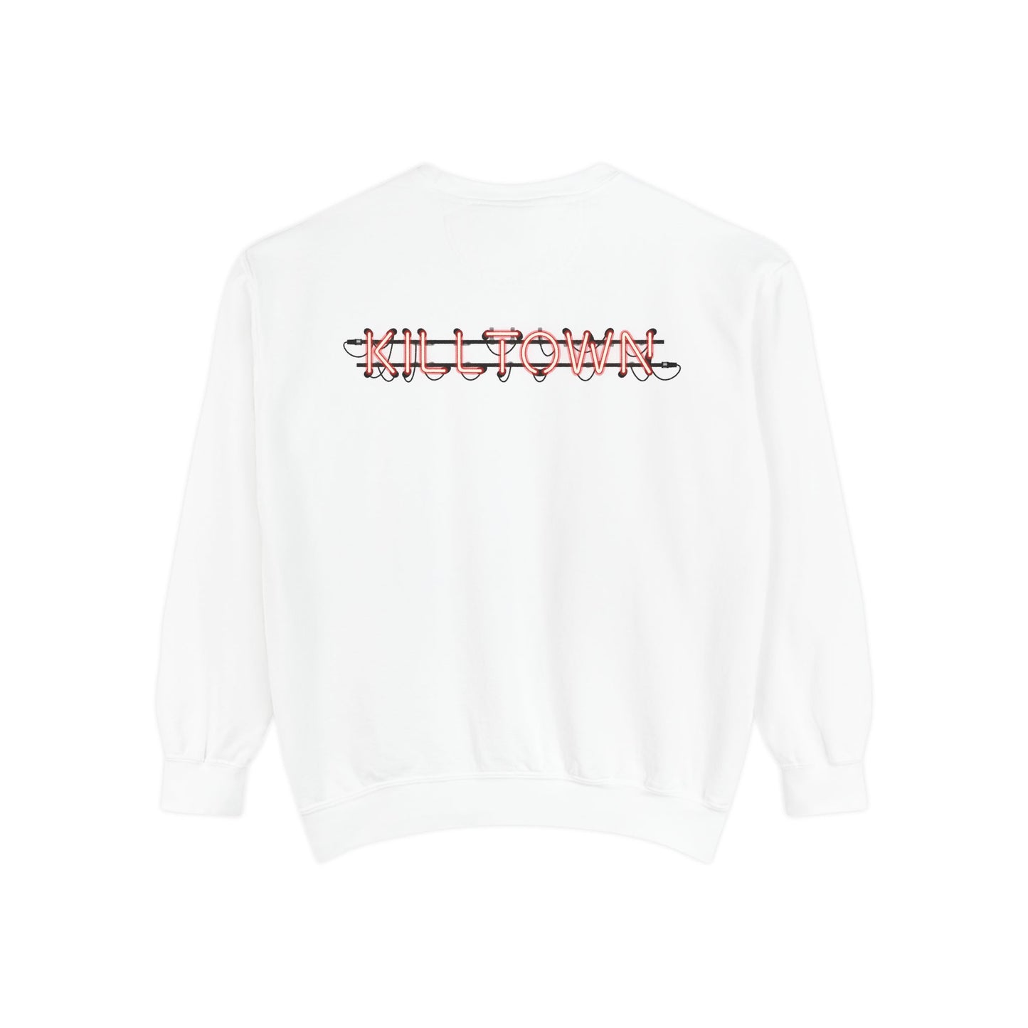 Sweatshirt — KILLTOWN Graphic Face Crewneck with Japanese Text