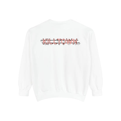 Sweatshirt — KILLTOWN Graphic Face Crewneck with Japanese Text